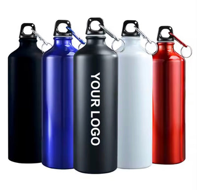 Aluminum Sports Bottle with Carabiner