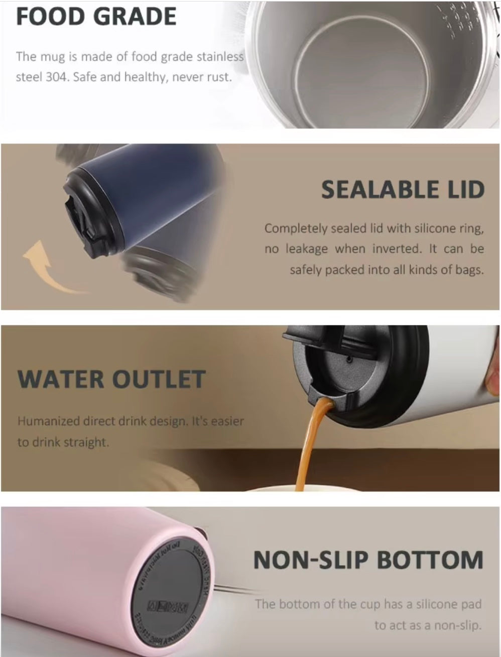 Stainless Steel Coffee Travel Tumbler