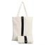 Foldable Canvas Tote Bag with Button