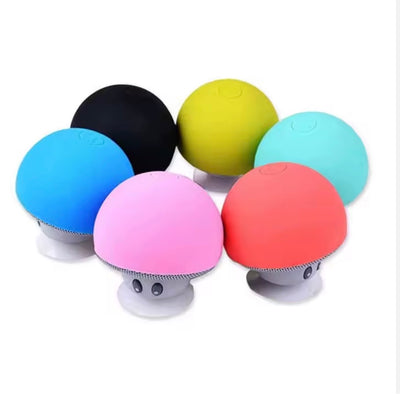 Cute Mushroom Bluetooth Speaker with Suction Cup