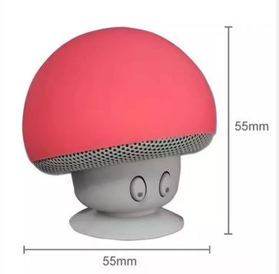 Cute Mushroom Bluetooth Speaker with Suction Cup