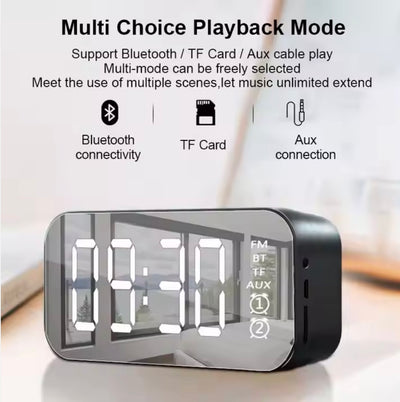 Bluetooth Speaker with Alarm Clock