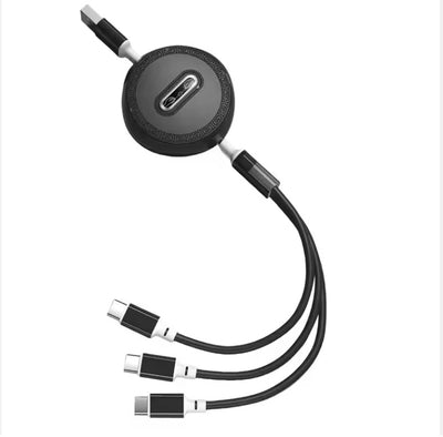 Retractable 3 in 1 Charging Cable