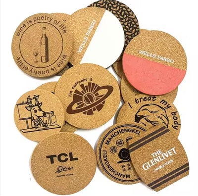 Custom Logo Cork Coasters