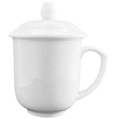 Ceramic Tea Mug with Lid
