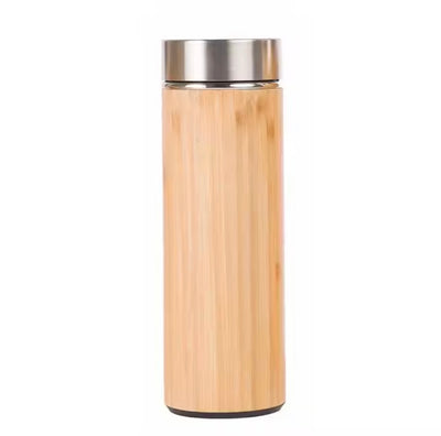 Classic Bamboo Stainless Steel Water Bottle