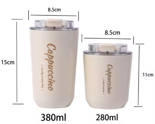 Clear Top Coffee Tumbler