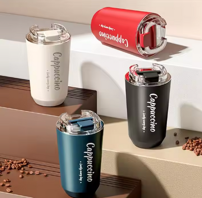 Clear Top Coffee Tumbler