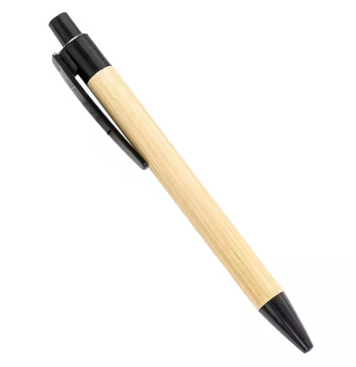 Coloured Plastic Wood Ballpoint Pen