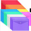 A4 Plastic Folder with Button