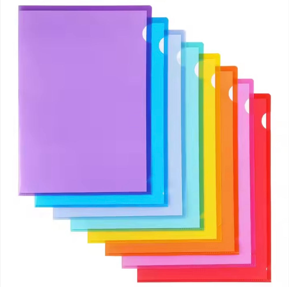 A4 Transparent L-Type Folder