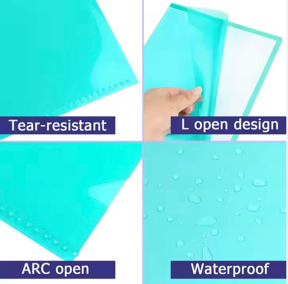 A4 Transparent L-Type Folder