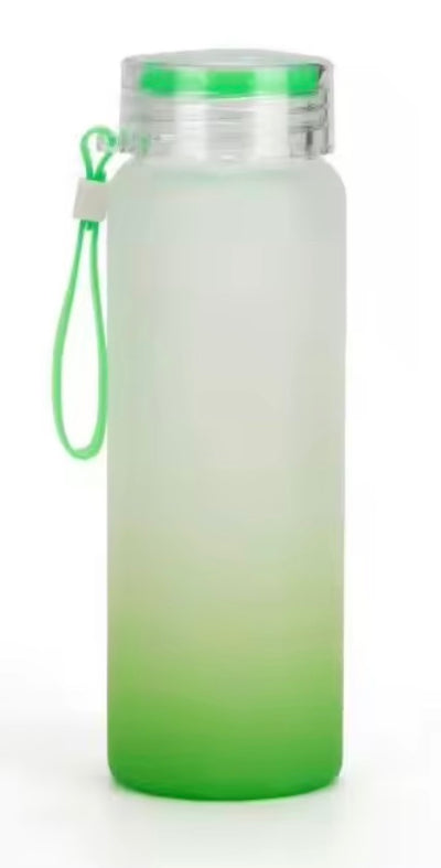 Frosted Glass Water Bottle
