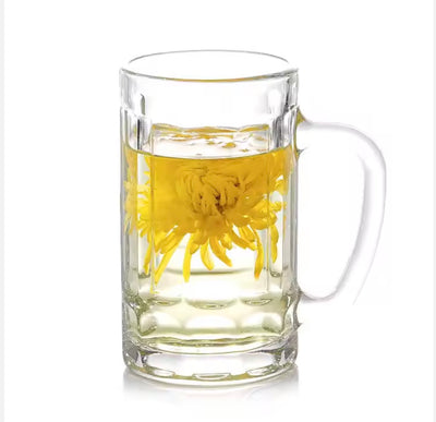 360ml Customized Glass with Handle