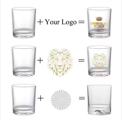 Various Whisky Customized Glasses