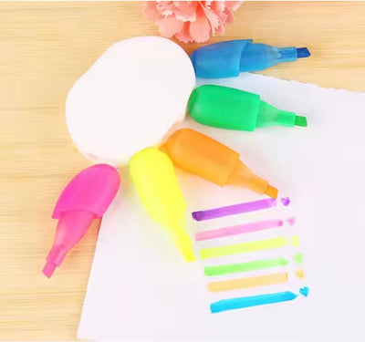 Hand Style 5-colour Promotional Highlighter