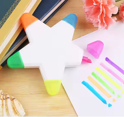 Star 5-colour Promotional Highlighter