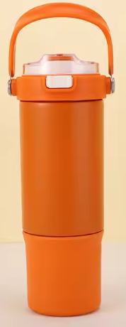 Large Camping Tumbler with Straw