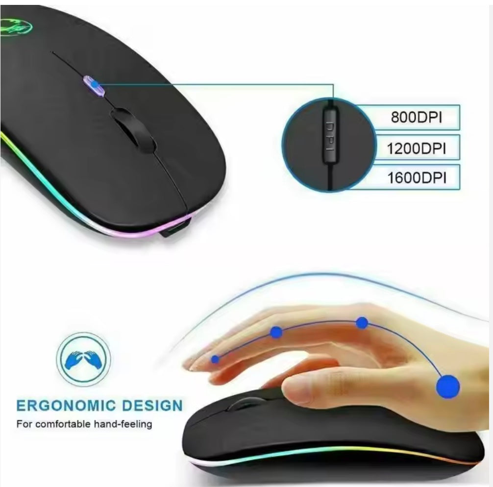 Wireless Bluetooth LED Mouse