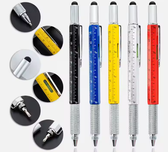 Multi-Use Ballpoint Pen with Screwdriver
