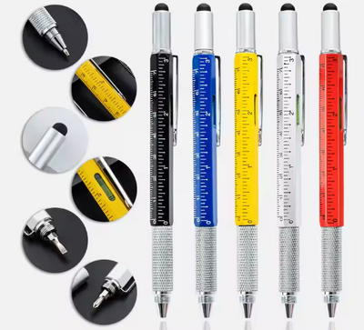 Multi-Use Ballpoint Pen with Screwdriver