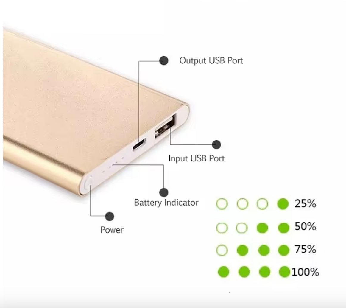 Ultra Slim 5000mah Power Bank