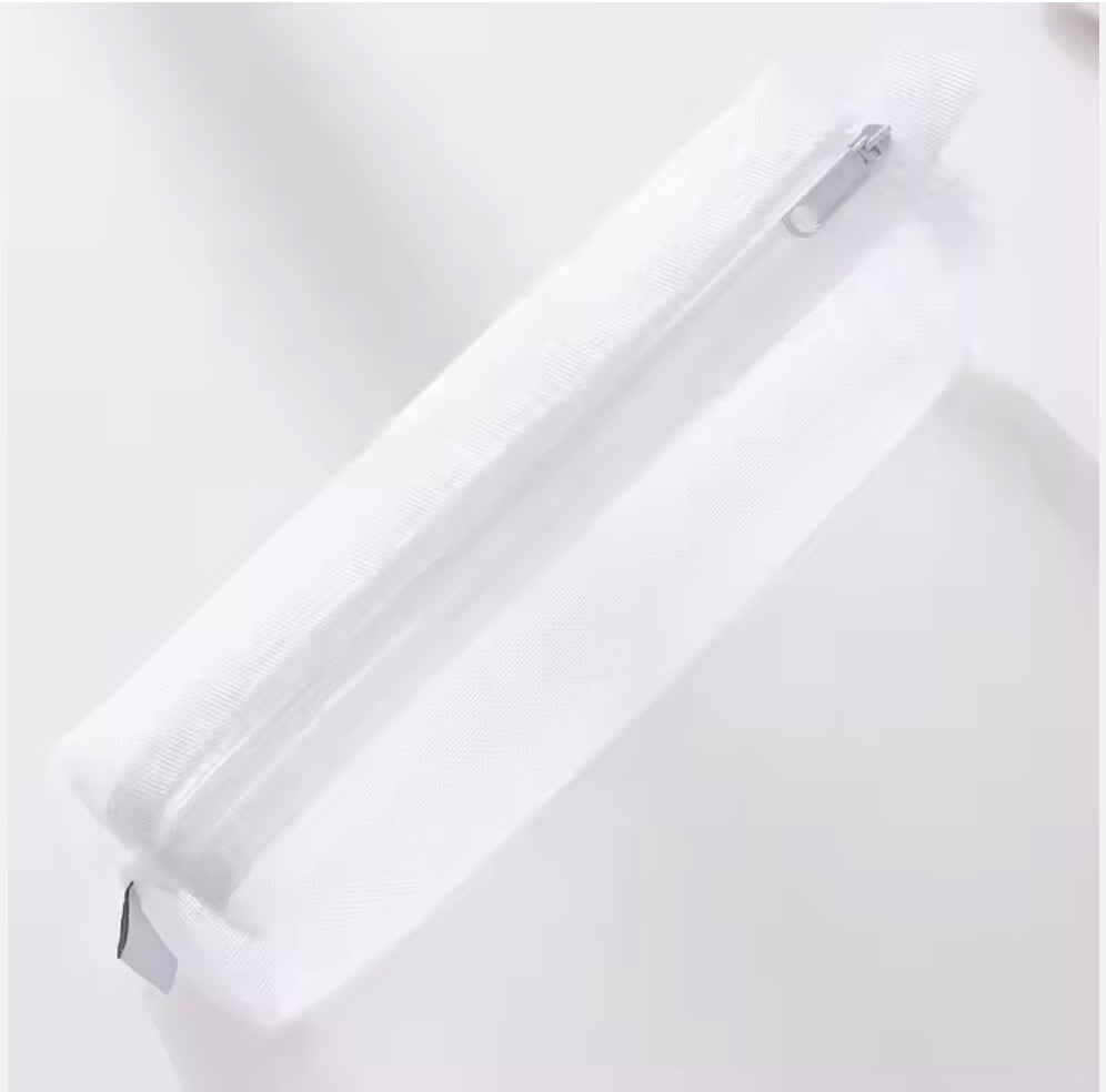 Mesh Transparent Nylon Pencil Case