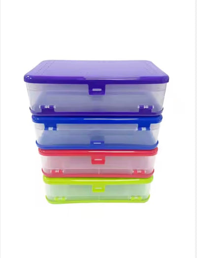 Plastic Storage Pencil Case Box