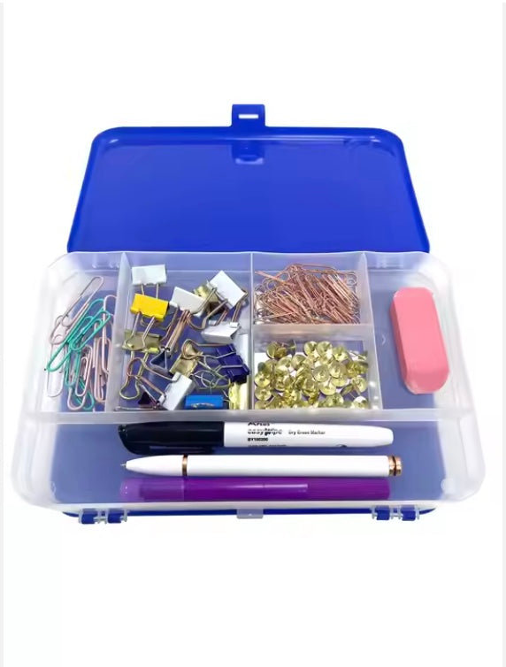 Plastic Storage Pencil Case Box