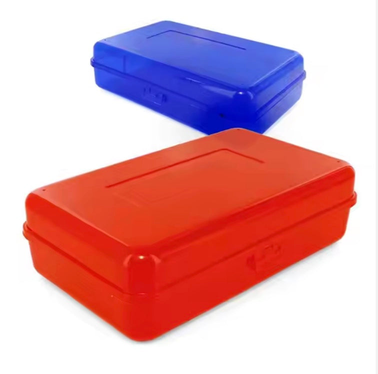 Plastic Transparent Pencil Case Box