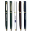 Slim Plastic Gold or Silver Trim Ballpoint Pen