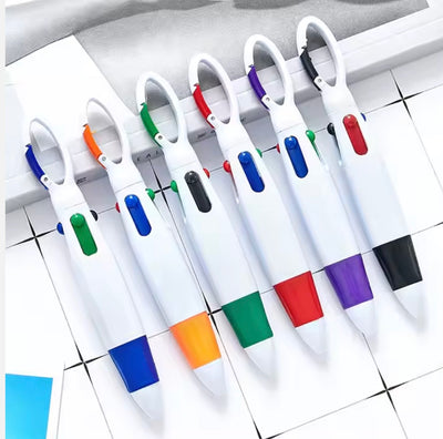 4 Colours in 1 Pen with Hook