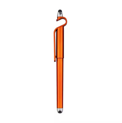 Plastic Pen with Stylus and Phone Holder