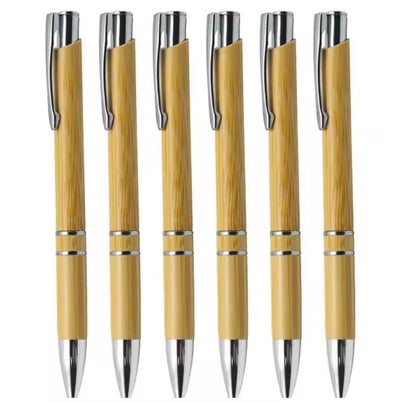 Slanted Cap Wood Ballpoint Pen