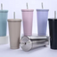 Stainless Steel Tumbler with Straw