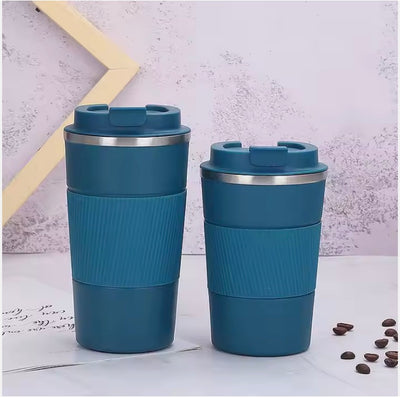 Stainless Steel Travel Tumbler with Silicone Sleeve