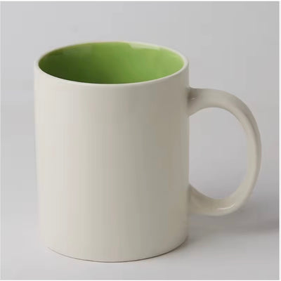 White Mug with Coloured Interior