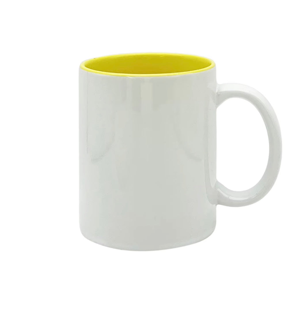 White Mug with Coloured Interior